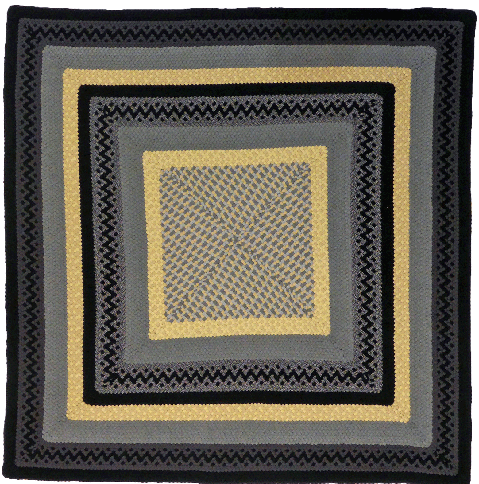 6 1 Square Wool Braided Rug Custom Braided Rugs