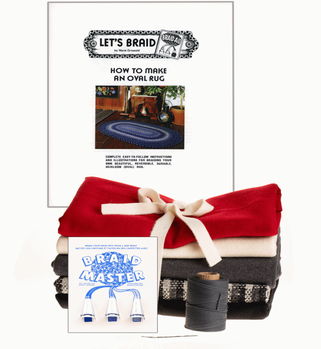 Beginner Braided Rug Kit Custom Braided Rugs
