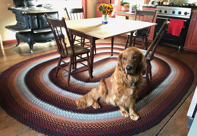 Handmade Braided Rug for Farmhouse Kitchens & Interiors - Made in the USA -  Ridgewood