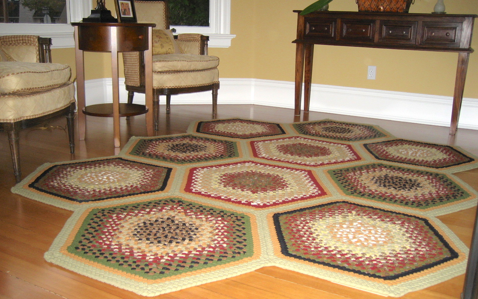 Log Cabin Step Cotton Braided Rugs by Homespice Decor - Lake Erie Gifts &  Decor