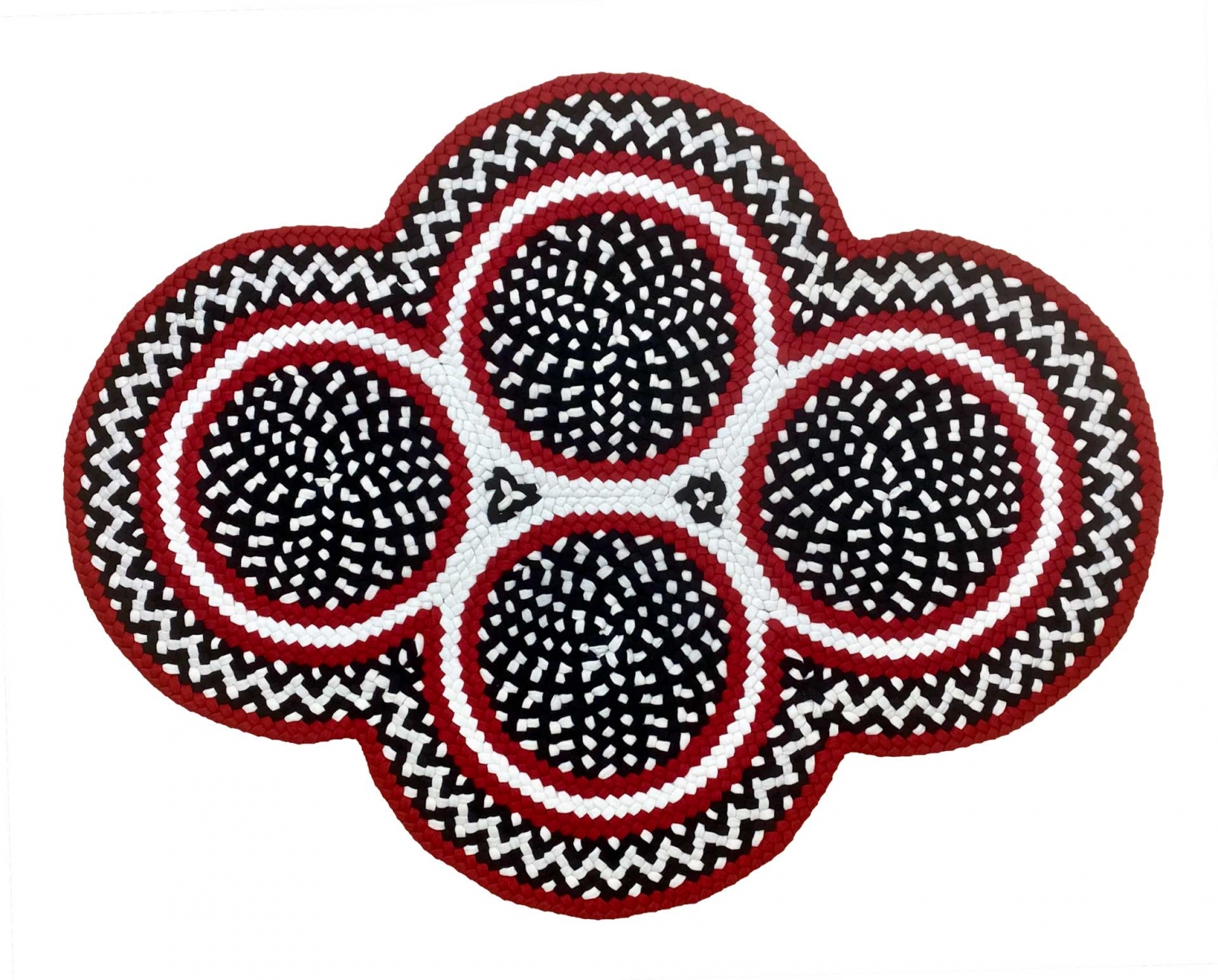 2 X 3 3 X 5 Braided Rugs Authentic Handcrafted Wool Cloth