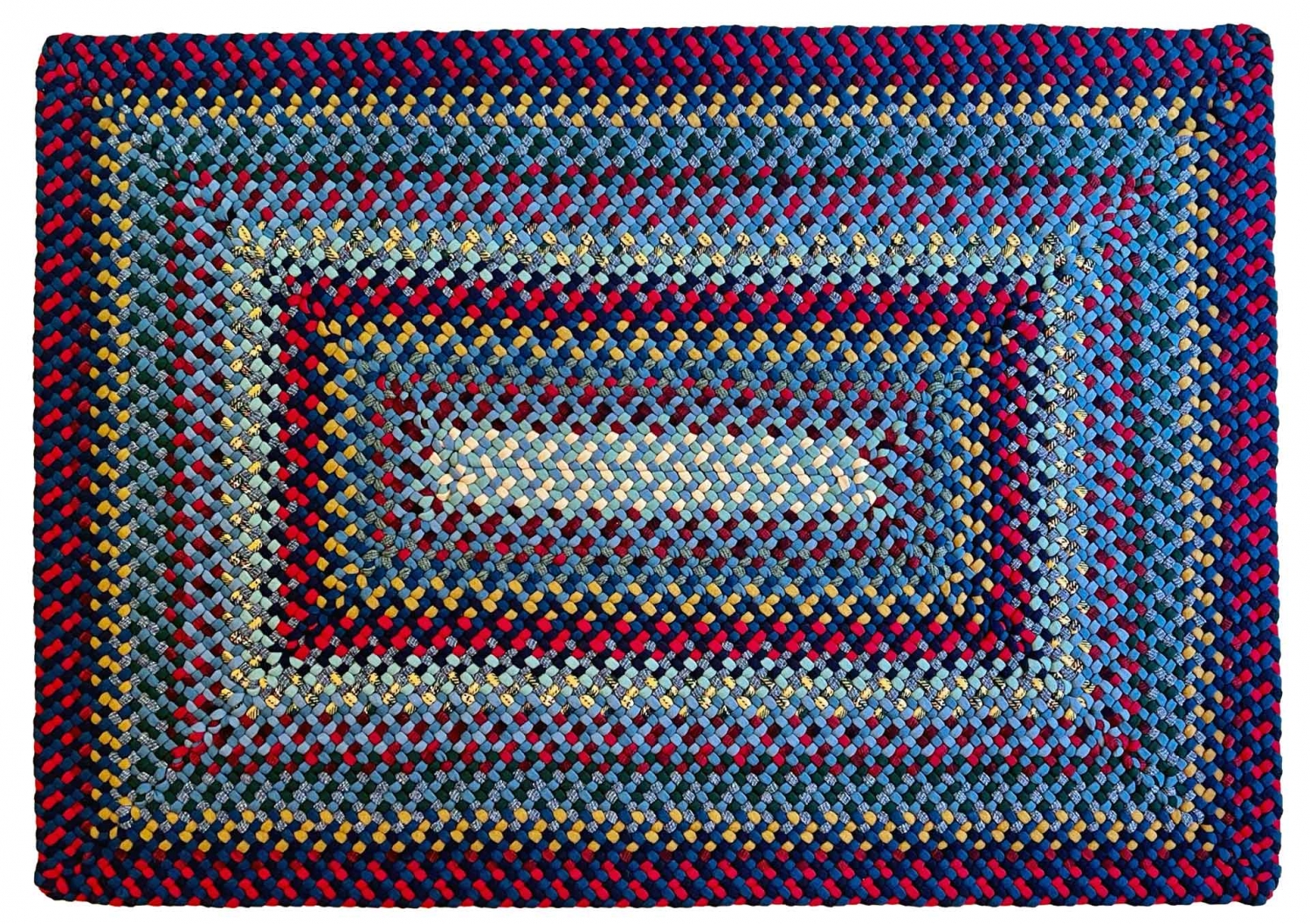 2′ x 3′ 3' x 5' Braided Rugs Authentic Handcrafted Wool Cloth