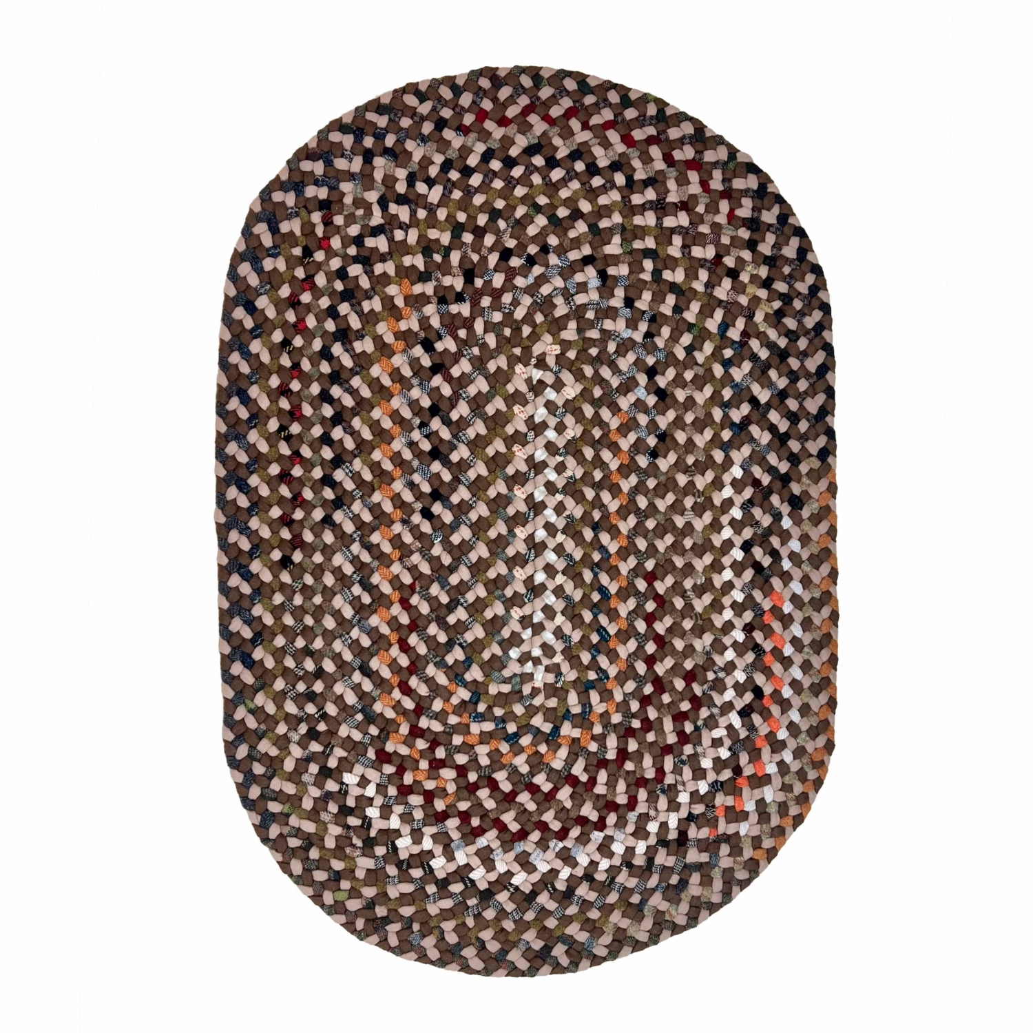 2′ x 3′ 3' x 5' Braided Rugs Authentic Handcrafted Wool Cloth