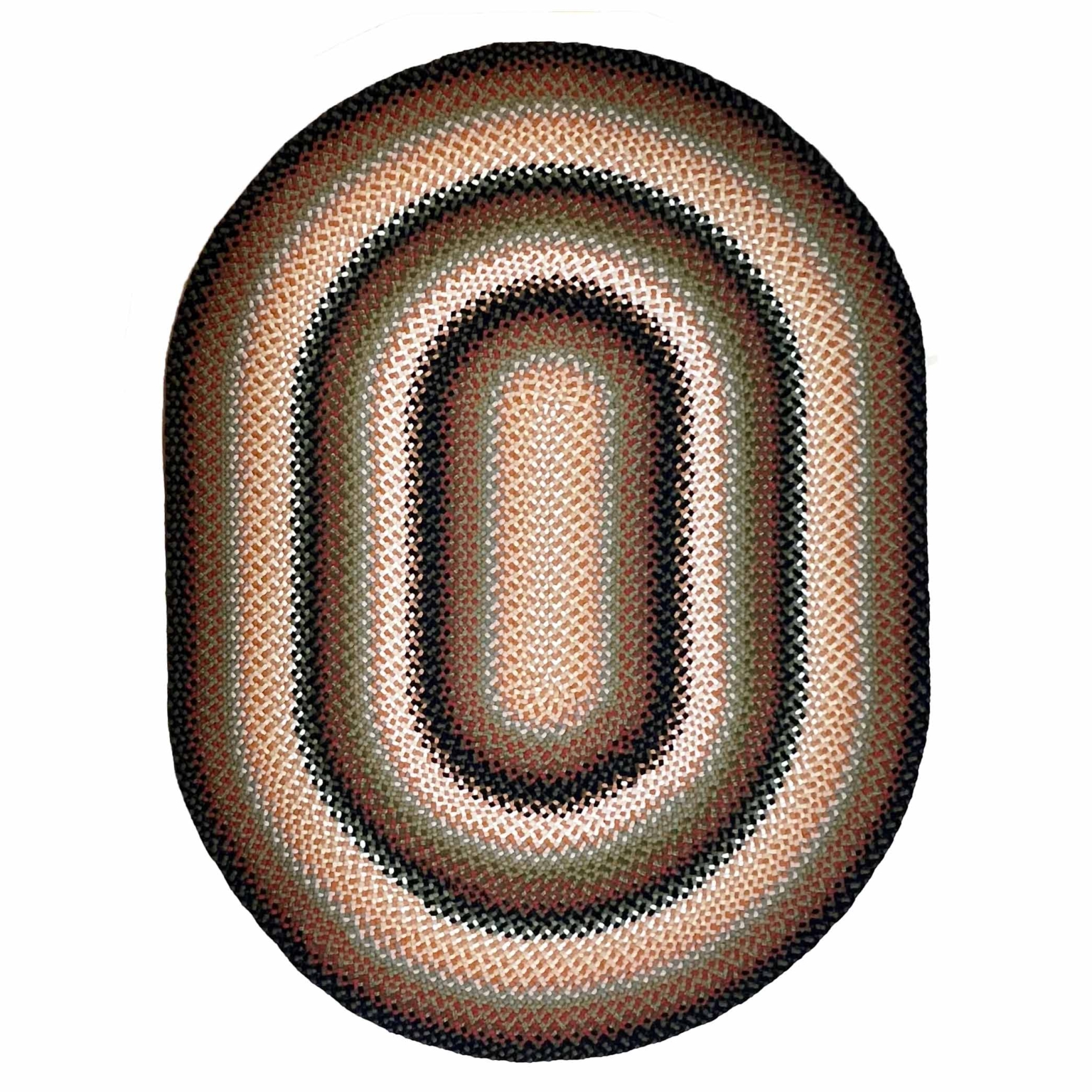 4' x 6' 6′ x 8′ Wool Braided Rugs Country Braid House